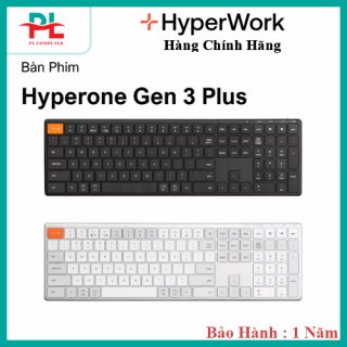 Bàn phím không dây HyperWork Hyperone Gen 3 Plus KB1-G3.Plus - Chính Hãng